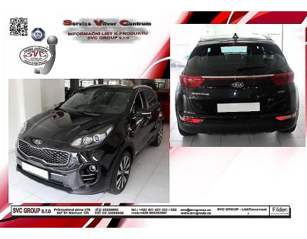 Tažné zařízení Kia Sportage 02/2016->06/2018