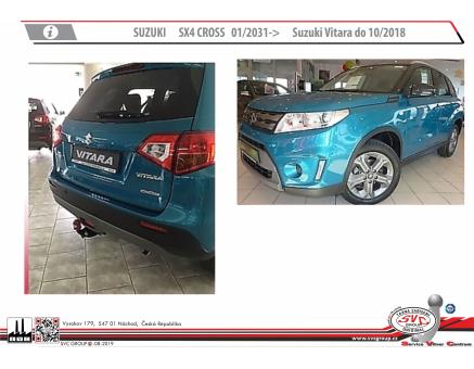 Tažné zařízení Suzuki Vitara 02/2015->10/2018, 5 Dveřové provedení