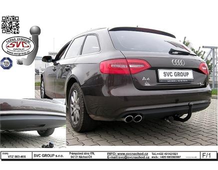 Tažné zařízení Audi A4 04/2008->10/2015, Kombi