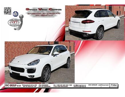 Tažné zařízení Porsche Cayenne 04/2006->11/2017