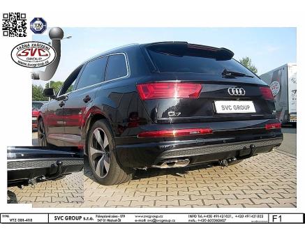 Tažné zařízení Audi Q7 09/2015->