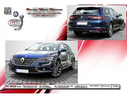 Tažné zařízení Renault Talisman 03/2016->05/2020, Kombi