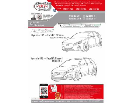 Tažné zařízení Hyundai i30 10/2018->07/2020, Hatchback