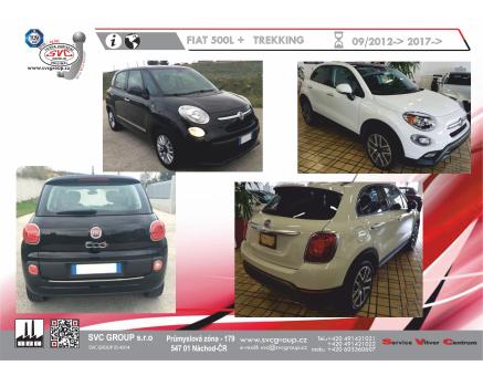 Tažné zařízení Fiat 500L + Trekking /  Living / Cross 9/2012->