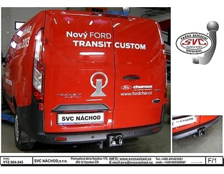Tažné zařízení Ford Tourneo Custom 11/2012->05/2016