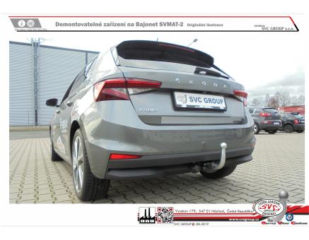Tažné zařízení Škoda Fabia 09/2021->, Hatchback