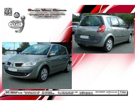 Tažné zařízení Renault Scenic Grand 04/2004->02/2009