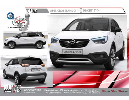 Tažné zařízení Opel Crossland X 06/2017->