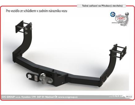 Tažné zařízení VOLKSWAGEN Crafter 03/2017->, Dodávka/Bus