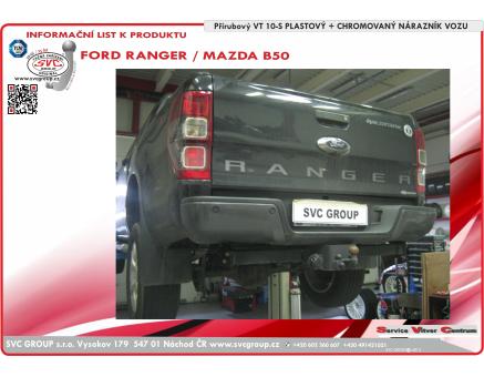 Tažné zařízení Ford Ranger 01/2016->, 4WD