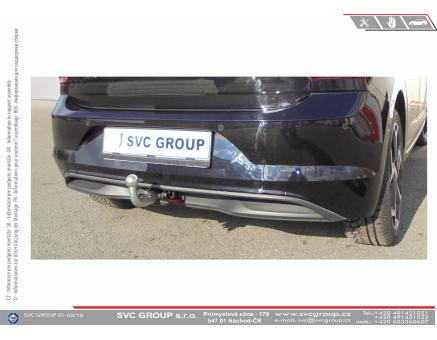 Tažné zařízení Seat Ibiza 01/2017->, Hatchback