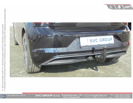 Tažné zařízení Seat Ibiza 01/2017->, Hatchback