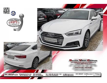 Tažné zařízení Audi A5 10/2016->, Coupé