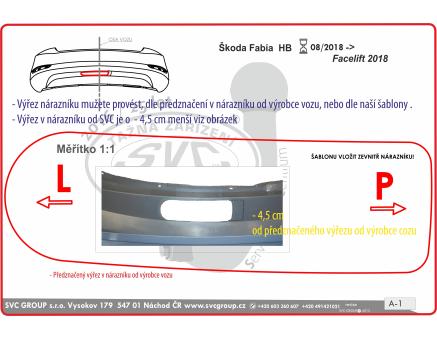 Tažné zařízení Škoda Fabia 08/2018->08/2021, Hatchback