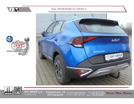 Tažné zařízení Kia Sportage 01/2022->