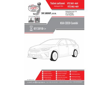 Tažné zařízení Kia Ceed 07/2018->, Kombi