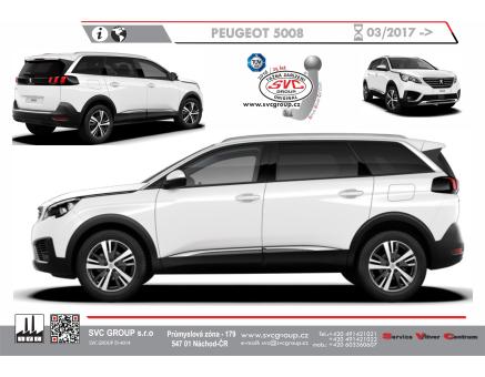 Tažné zařízení Peugeot 5008 03/2017->