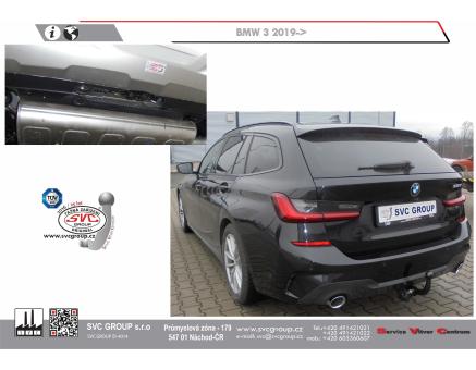Tažné zařízení BMW 3 Série 03/2019->, Sedan