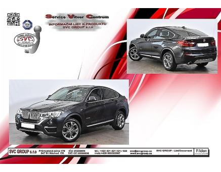 Tažné zařízení BMW X4 08/2018->