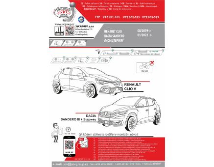 Tažné zařízení Dacia Sandero 01/2021->