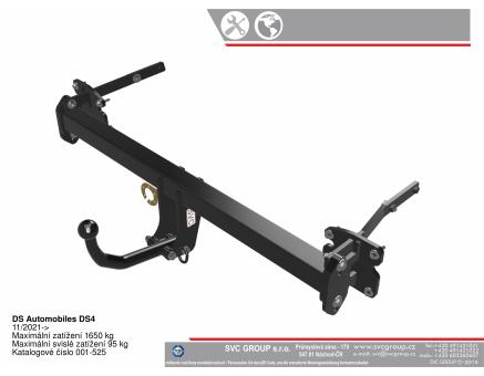 Tažné zařízení DS Automobiles DS4 11/2021->