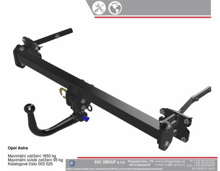 Tažné zařízení Opel Astra 02/2022->, L - Hatchback