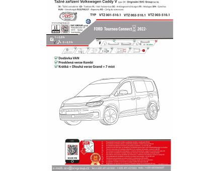 Tažné zařízení Ford Tourneo Connect 02/2022->