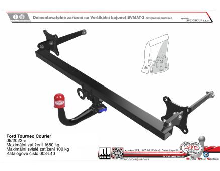 Tažné zařízení Ford Tourneo Connect 04/2022->
