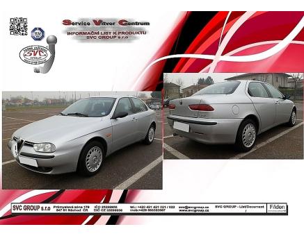 Tažné zařízení Alfa Romeo 156 1997->07/2003, Sedan