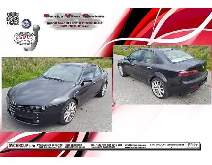 Tažné zařízení Alfa Romeo 159 07/2005->2012, Sedan