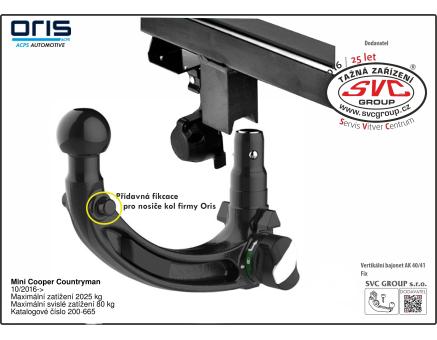 Tažné zařízení Mini Cooper Countryman 02/2017->
