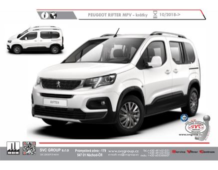 Tažné zařízení Citroën Berlingo 10/2018->, L-1 Standardní - (L / M)