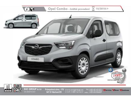 Tažné zařízení Opel Combo 10/2018->, Standardní