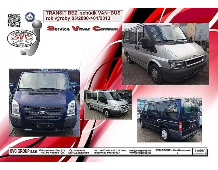 Tažné zařízení Ford TRANSIT 03/2000->08/2014