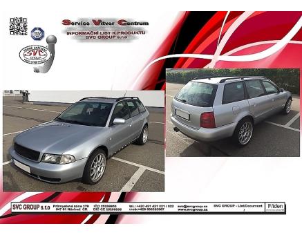 Tažné zařízení Audi A4 11/1996->12/2000, Kombi