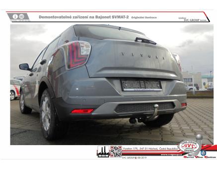 Tažné zařízení Ssang Yong TIVOLI 12/2023->