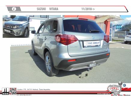 Tažné zařízení Suzuki Vitara 11/2024->, 5 Dveřové provedení