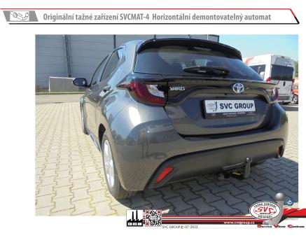Tažné zařízení Toyota Yaris 09/2020->