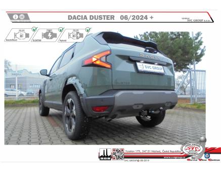 Tažné zařízení Dacia Duster 06/2024->