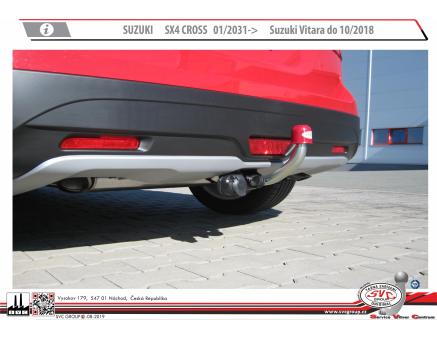 Tažné zařízení Suzuki S-Cross 04/2024->