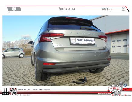 Tažné zařízení Škoda Fabia 09/2024->, Hatchback