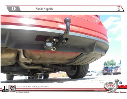 Tažné zařízení Škoda Superb 04/2024->, Combi