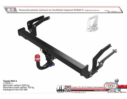 Tažné zařízení Toyota RAV-4 11/2018->