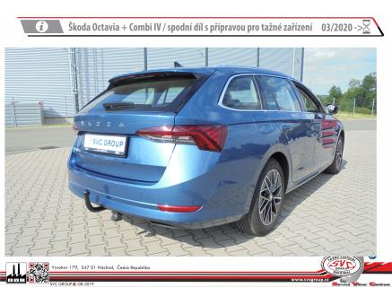 Tažné zařízení Škoda Octavia 08/2024->, Combi