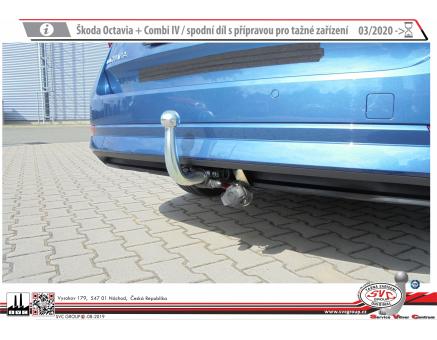 Tažné zařízení Škoda Octavia 08/2024->, Liftback