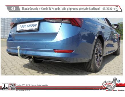 Tažné zařízení Škoda Octavia 08/2024->, Liftback