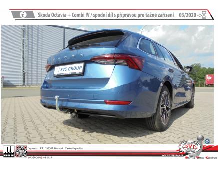 Tažné zařízení Škoda Octavia 08/2024->, Combi