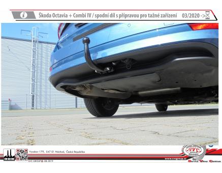 Tažné zařízení Škoda Octavia 08/2024->, Liftback