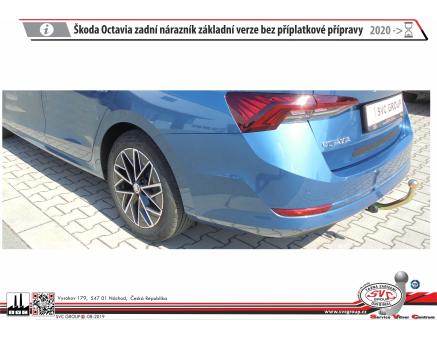 Tažné zařízení Škoda Octavia 08/2024->, Liftback