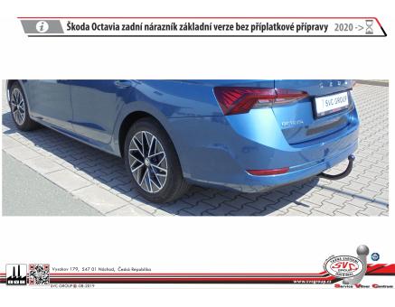 Tažné zařízení Škoda Octavia 08/2024->, Liftback